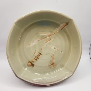 Art Pottery Squoval Bowl Neutral Earth Tones